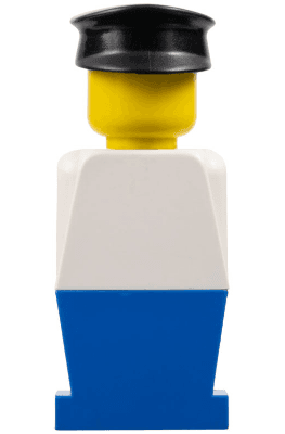 LEGOLAND - White Torso, Blue Legs, Black Hat