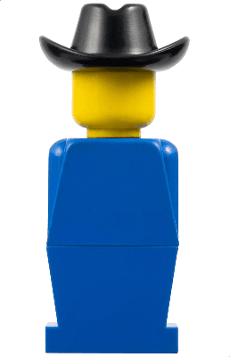 LEGOLAND - Blue Torso, Blue Legs, Black Cowboy Hat