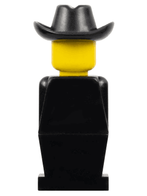 LEGOLAND - Black Torso, Black Legs, Black Cowboy Hat