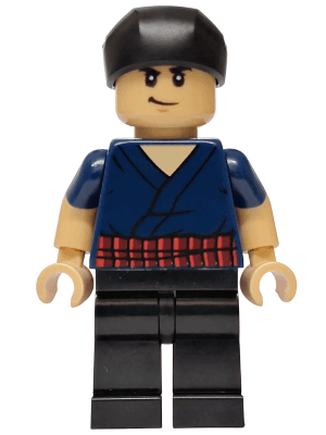 Roronoa Zoro - Dark Blue Shirt, Black Bandana