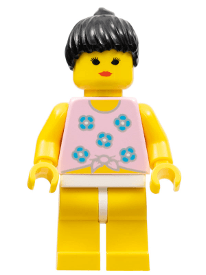 LEGO Blue Flowers (par004) Town / City Minifigure