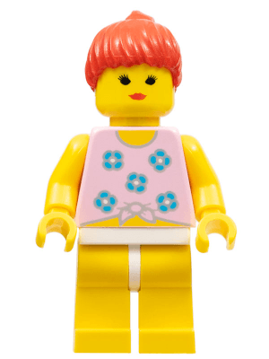 LEGO Blue Flowers (par006) Town / City Minifigure