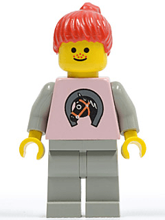 LEGO Horse Logo (par015) Town / City Minifigure