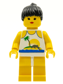 LEGO Island with Palm and Sun (par022) minifigure