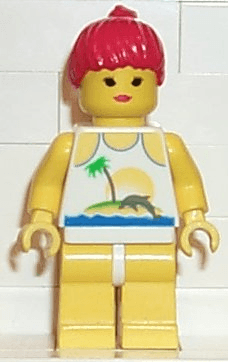 LEGO Island with Palm and Sun (par023) minifigure