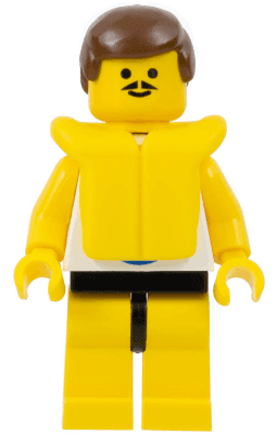 LEGO Surfboard on Ocean (par032) minifigure