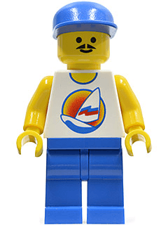 LEGO Surfboard on Ocean (par033) minifigure