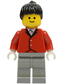 LEGO Red Riding Jacket (par052) Town / City Minifigure