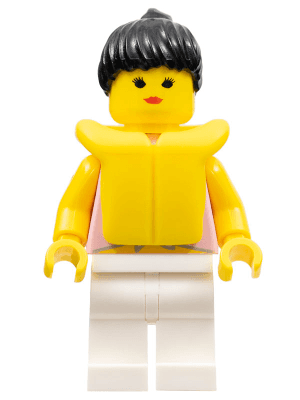 LEGO Blue Flowers (par053) Town / City Minifigure