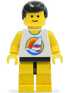 LEGO Surfboard on Ocean (par058a) Town / City Minifigure