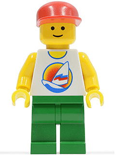 LEGO Surfboard on Ocean (par060) minifigure