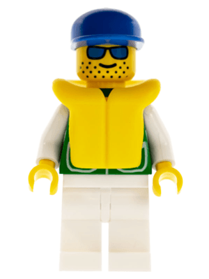 LEGO Jacket Green with 2 Large Pockets (pck008) Town / City Minifigure