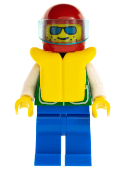 LEGO Jacket Green with 2 Large Pockets (pck009) minifigure