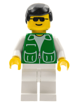 LEGO Jacket Green with 2 Large Pockets (pck014) Town / City Minifigure