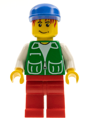 LEGO Jacket Green with 2 Large Pockets (pck024) Town / City Minifigure