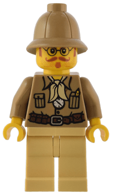 LEGO Professor Archibald Hale (pha002) Pharaohs Quest Minifigure