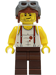 LEGO Mac McCloud (pha006) Pharaohs Quest Minifigure