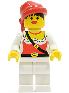 LEGO Pirate Female Red Bandana (pi058) Pirates Minifigure