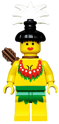 LEGO Islander Female with Quiver (pi066a) minifigure