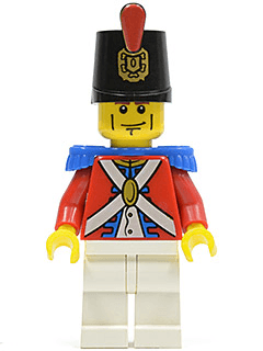 Imperial Soldier II - Shako Hat Printed, Cheek Lines