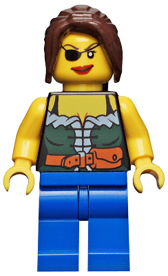 Pirate Female, Blue Legs