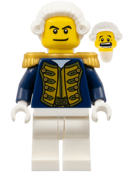 LEGO Admiral (Head 4506812) (pi149) minifigure