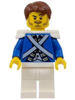 LEGO Bluecoat Sergeant 2 (pi151) minifigure