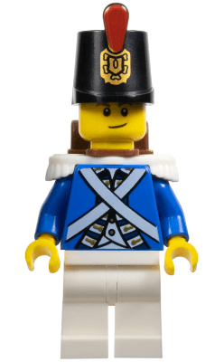 LEGO Bluecoat Soldier 2 (pi153) minifigure