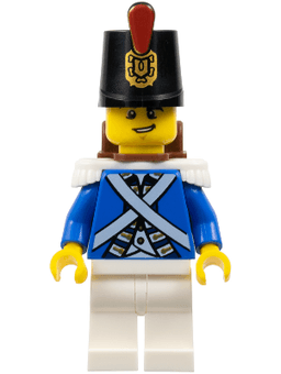 LEGO Bluecoat Soldier 3 (pi154) minifigure