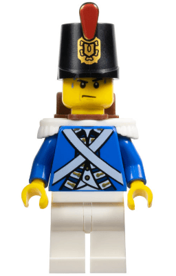 LEGO Bluecoat Soldier 4 (pi155) Pirates Minifigure