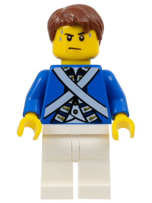 Bluecoat Soldier 5 - Sweat Drops, Reddish Brown Hair