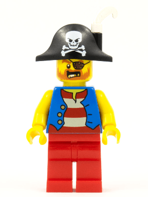 LEGO Pirate Captain (pi180) Pirates Minifigure