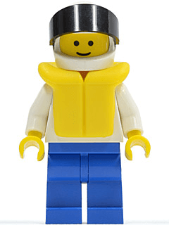 LEGO Plain White Torso with White Arms Life Jacket (pln036) minifigure