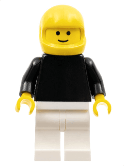 LEGO Plain Black Torso with Black Arms (pln114) minifigure