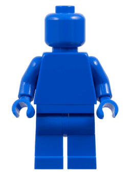 LEGO Plain Blue Torso (pln206) minifigure