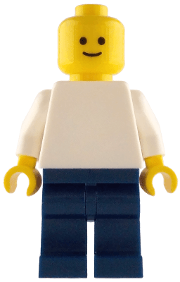 LEGO Plain White Torso Standard Grin (pln209) LEGO Minifigure