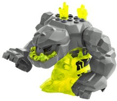 LEGO Geolix with 2 Crystals on Back (Rock Monster) (pm015a) LEGO Minifigure