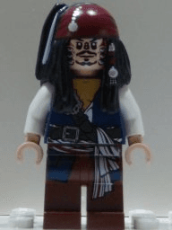 LEGO Captain Jack Sparrow (poc010) minifigure