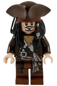 LEGO Captain Jack Sparrow (poc011) Pirates of the Caribbean Minifigure