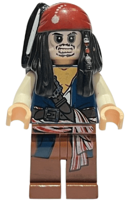 LEGO Captain Jack Sparrow (poc012) Pirates of the Caribbean Minifigure