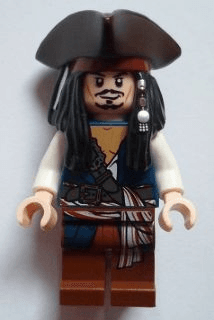 LEGO Captain Jack Sparrow (poc024) minifigure