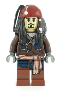 LEGO Captain Jack Sparrow (poc029) minifigure