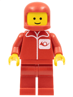 Post Office - Red Legs, Red Classic Helmet