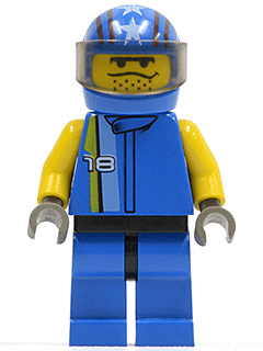 LEGO Racer Driver Nitro (rac007) LEGO Minifigure