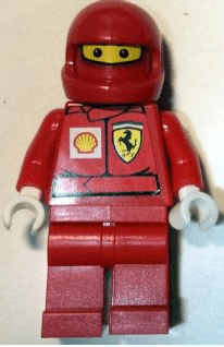 LEGO F1 Ferrari Pit Crew Member (rac025bs) LEGO Minifigure