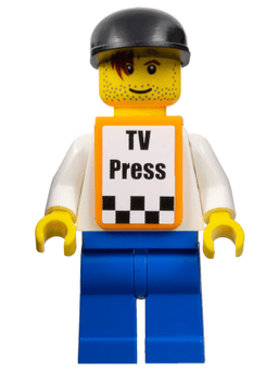 LEGO F1 Race Camera Operator (rac028as) minifigure