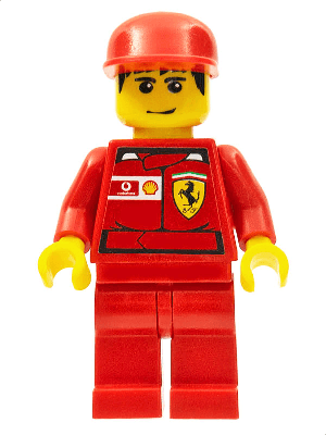 F1 Ferrari Record Keeper - with Vodafone Shell Torso Stickers