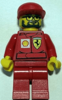 LEGO F1 Ferrari Engineer 2 (rac032bs) LEGO Minifigure