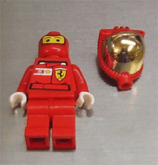 LEGO F1 Ferrari Pit Crew Member Fuel (rac033s) LEGO Minifigure