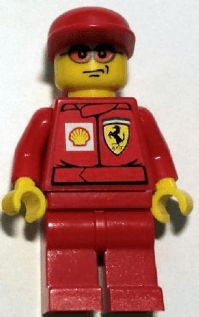 LEGO F1 Ferrari Engineer 3 (rac037bs) LEGO Minifigure